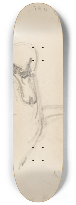 Jens Adolf Jerichau - Svane 8.25 inch art skate deck