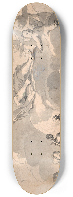 Jens Juel - Apollon og musicerende genier 8.25 inch art skate deck