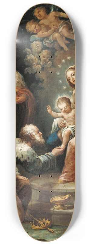 Jernimo Ezquerra - Adoration of the Magi 8.25 inch art skate deck