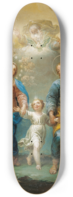 Jernimo Ezquerra - The Trinity of the Earth 8.25 inch art skate deck