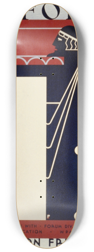 Jerome Henry Rothstein - Forum In cooperation with Forum Div., Board of Education 8.25 inch art skate deck