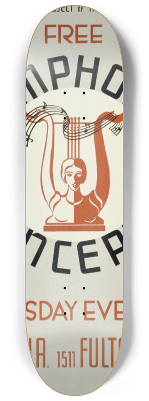 Jerome Henry Rothstein - Free symphony concerts 8.25 inch art skate deck