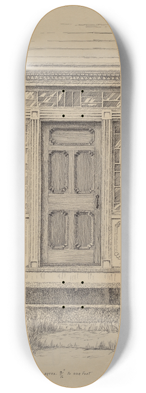 Jerome Hoxie - Doorway 8.25 inch art skate deck