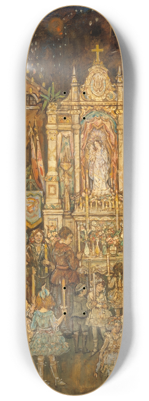 Jerome Myers - Street Shrine 8.25 inch art skate deck
