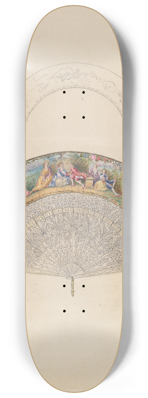 Jessie M. Benge - Fan 8.25 inch art skate deck