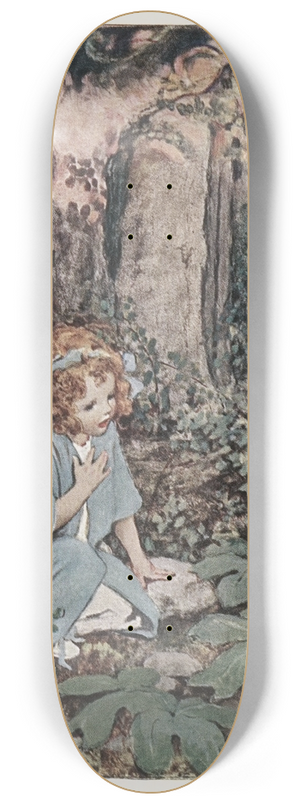 Jessie Willcox Smith - Bugs and wings and other things  frontispiece 8.25 inch art skate deck