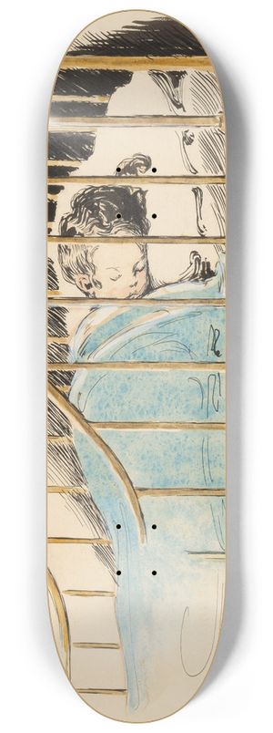 Jessie Willcox Smith - Child Sleeping 8.25 inch art skate deck