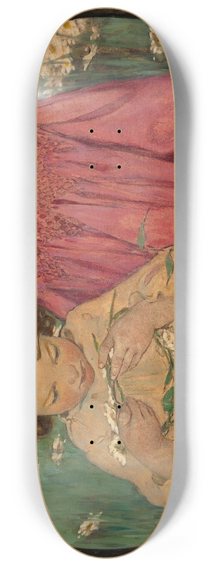 Jessie Willcox Smith - The Daisy Wreath 8.25 inch art skate deck
