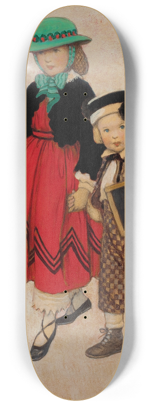 Jessie Willcox Smith - Untitled 8.25 inch art skate deck