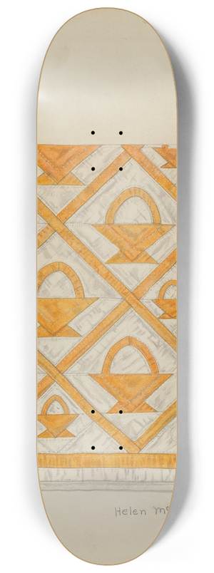 J. Herman McCollum - Quilt 8.25 inch art skate deck