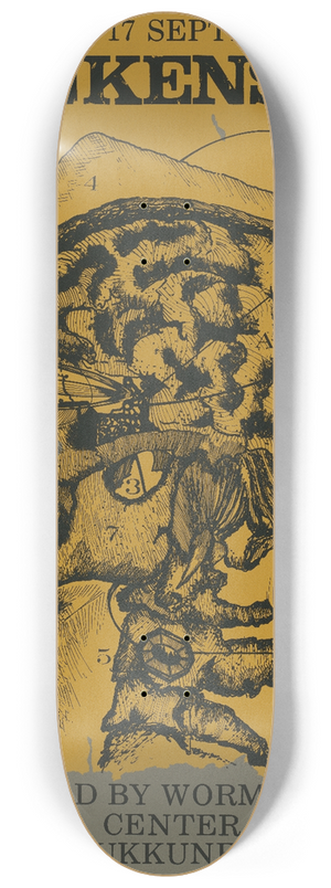 Jim Thorpe - Frankenstein 8.25 inch art skate deck