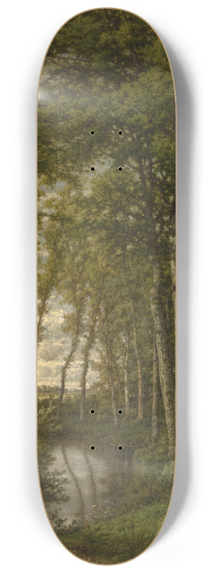 Jean Pierre Franois Lamorinire - Loneliness. Landscape in the Surroundings of Schilde 8.25 inch art skate deck