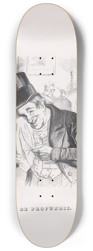 J. J. Grandville - De Profundis 8.25 inch art skate deck