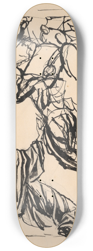 Jn Novk - Biblical Scene 8.25 inch art skate deck