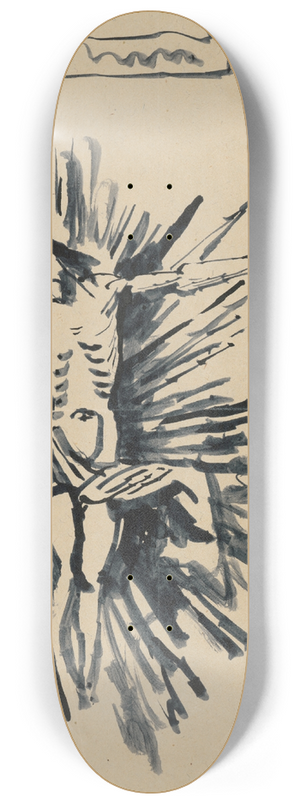 Jn Novk - Krucifix 8.25 inch art skate deck