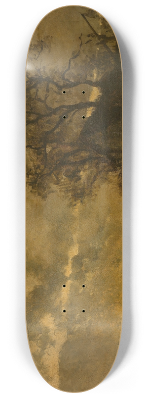 Johan Barthold Jongkind - Landscape 8.25 inch art skate deck