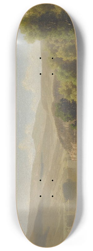 Johan Fredrik Eckersberg - Landscape In Norway 8.25 inch art skate deck