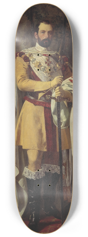 Johan Fredrik Hckert - Karl XV 8.25 inch art skate deck