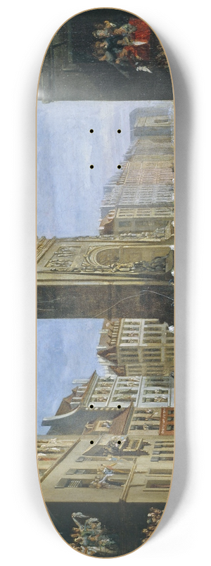 Jean Zippel - Le Passage des souverains allis sur le boulevard Saint-Denis, le 10 avril 1814 8.25 inch art skate deck