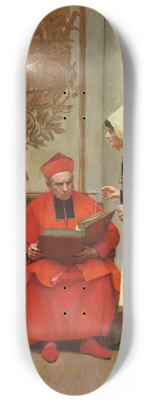 Jehan Georges Vibert - Tough medicine 8.25 inch art skate deck