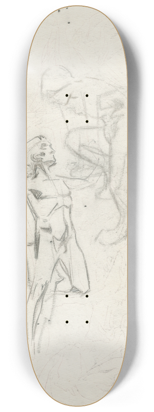 Johannes Josephus Aarts - Oedipoes en de sfinx 2 8.25 inch art skate deck