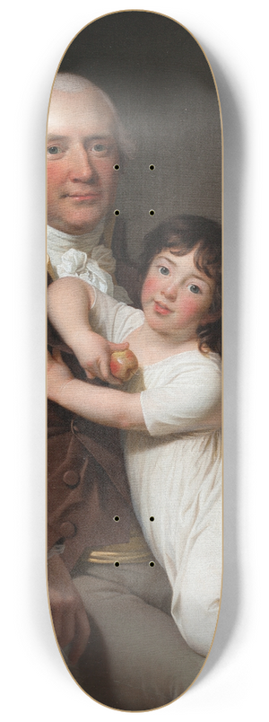 Jens Juel - Peter Tutein with his Youngest Son Louis Alexander 8.25 inch art skate deck