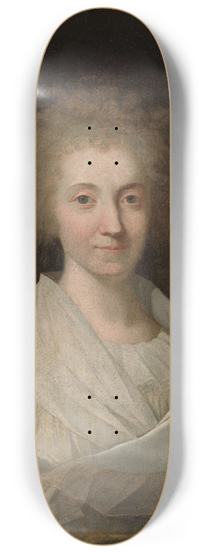 Jens Juel - Portrett av Maren Juel 8.25 inch art skate deck