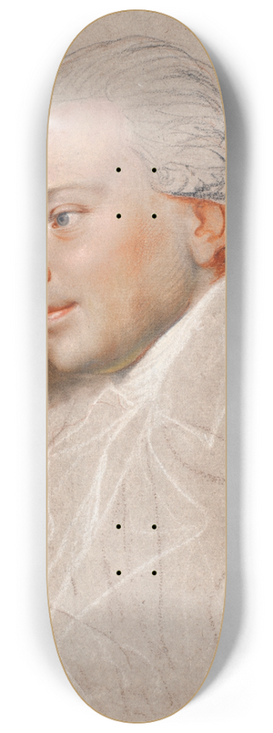 Jens Juel - Portrt af en yngre herre, ufuldfrt 8.25 inch art skate deck