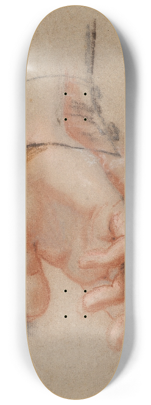 Jens Juel - Studie af en kvindes hjre albueled 8.25 inch art skate deck