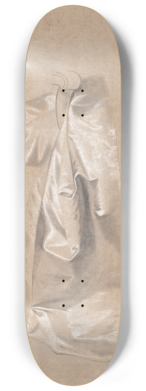 Jens Juel - Studie af en silkenederdel 8.25 inch art skate deck Jens Juel - Studie af en silkenederdel 8.25 inch art skate deck