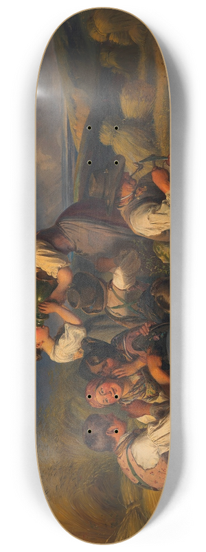 Johann Matthias Ranftl - Rast der Schnitter 8.25 inch art skate deck