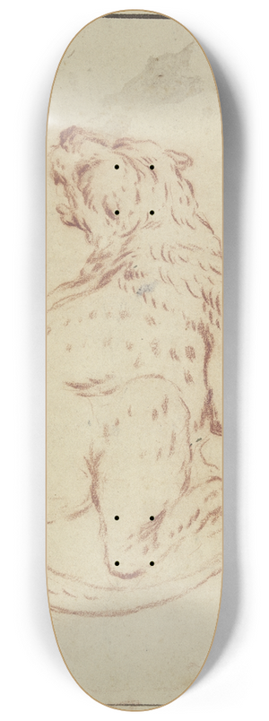 Johann Melchior Roos - A panthers back 8.25 inch art skate deck
