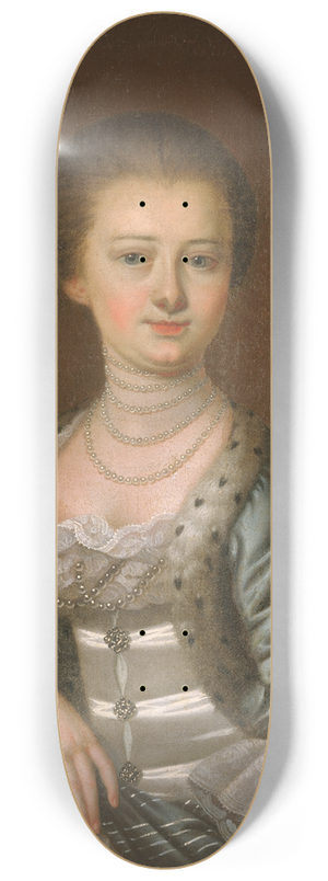 Jeremiah Theus - Mrs. John Dart 8.25 inch art skate deck Jeremiah Theus - Mrs. John Dart 8.25 inch art skate deck