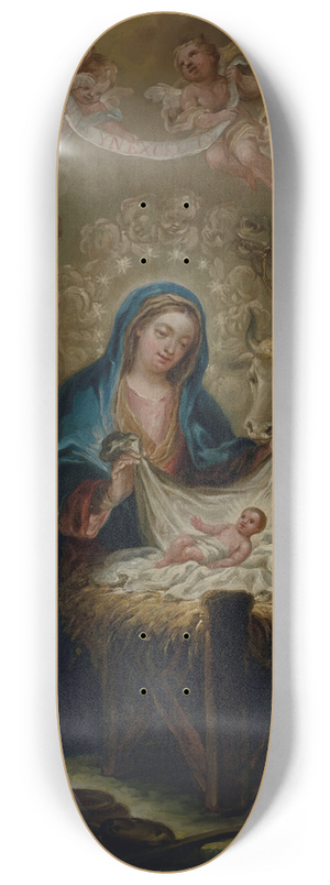 Jernimo Ezquerra - The Adoration of the Sheperds 8.25 inch art skate deck