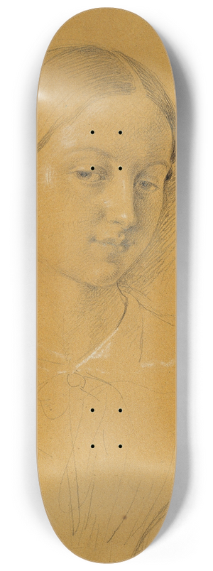 Johann Peter Krafft - Studie eines Mdchens 8.25 inch art skate deck