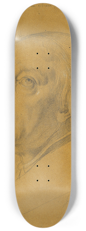 Johann Peter Krafft - Studie zu Manfreds Sterbestunde 8.25 inch art skate deck