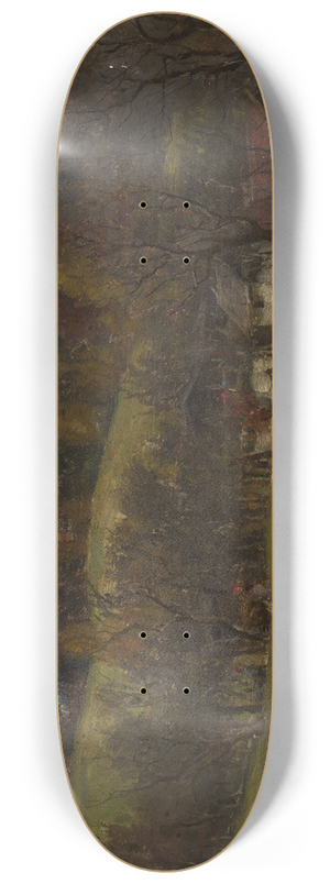 Johann Sperl - Autumn landscape 8.25 inch art skate deck