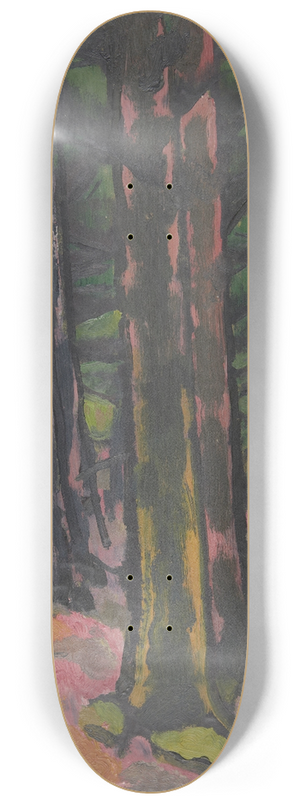 Johann Walter-Kurau - Study of Trees 8.25 inch art skate deck
