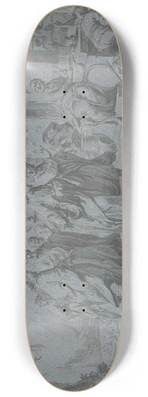 Johann Wolfgang Baumgartner - Berufung des Zllners Matthus 8.25 inch art skate deck