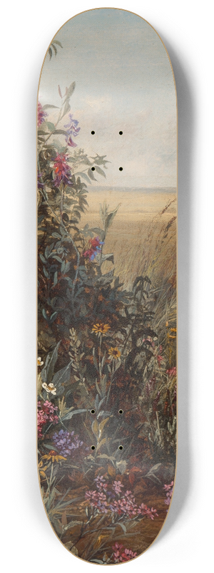 Jerome Thompson - Wild Flowers 8.25 inch art skate deck