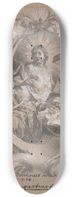 Johann Wolfgang Baumgartner - Christ in Glory 8.25 inch art skate deck