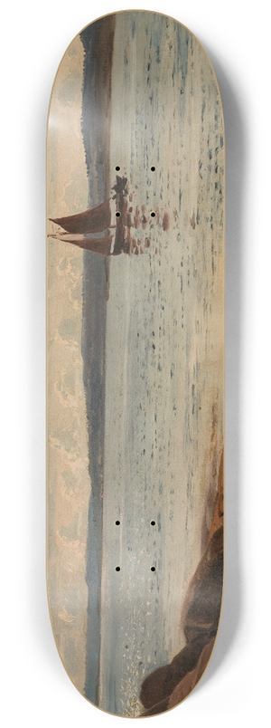 Amaldus Nielsen - Strandparti, Hvaler 8.25 inch art skate deck