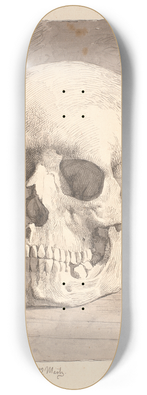 Johan Thomas Lundbye - Kranium, set forfra 8.25 inch art skate deck