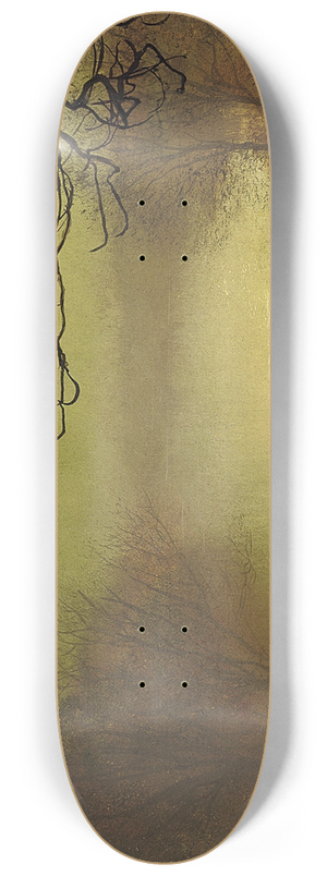 John Atkinson Grimshaw - Roundhay Lake 8.25 inch art skate deck
