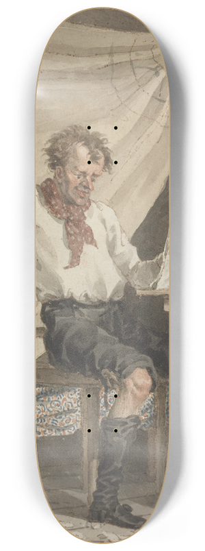 John Augustus Atkinson - The Poet 8.25 inch art skate deck