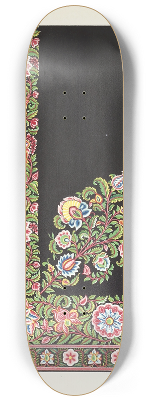 John Charles Robinson - Indian Embroidered Satin Apron 8.25 inch art skate deck