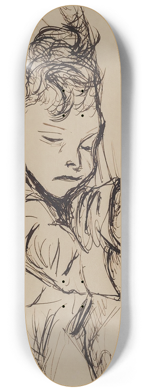 John Christensen - Sovende barn 8.25 inch art skate deck