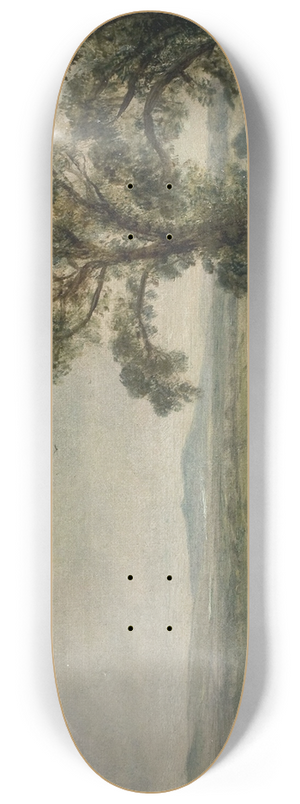 John Constable - Bardon Hill, Coleorton Hall 8.25 inch art skate deck