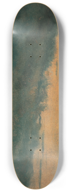 John Constable - Cloud Study 8.25 inch art skate deck