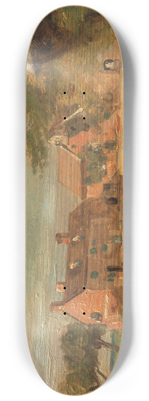 John Constable - Flatford Mill 8.25 inch art skate deck
